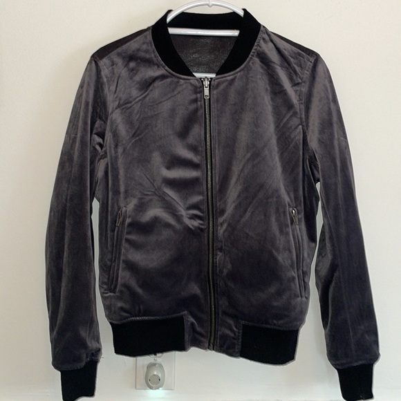 BNCI Reversible Bomber Jacket Black & Gray, Size M - Picture 4 of 11